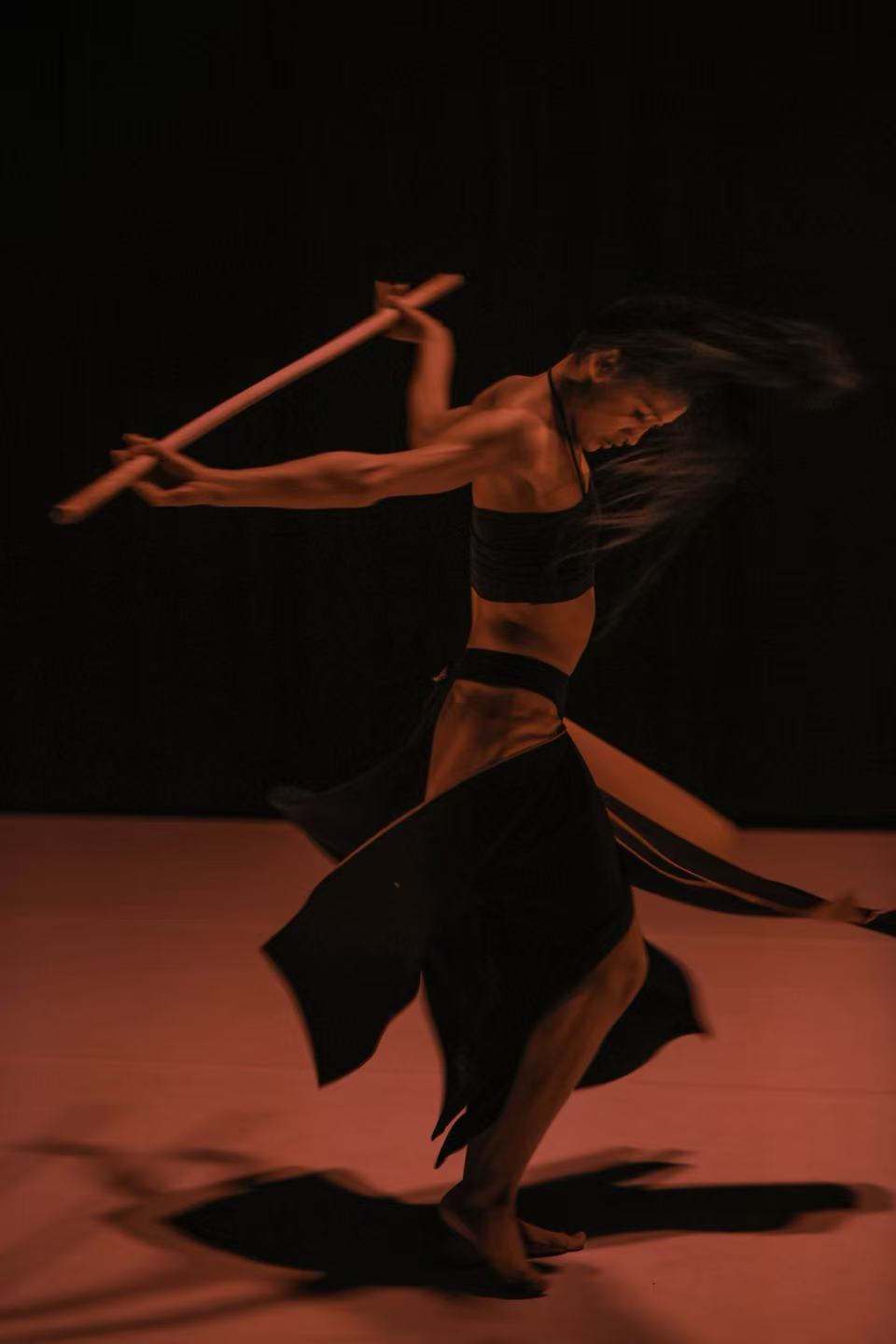 The relation between the whip-stick and the body
